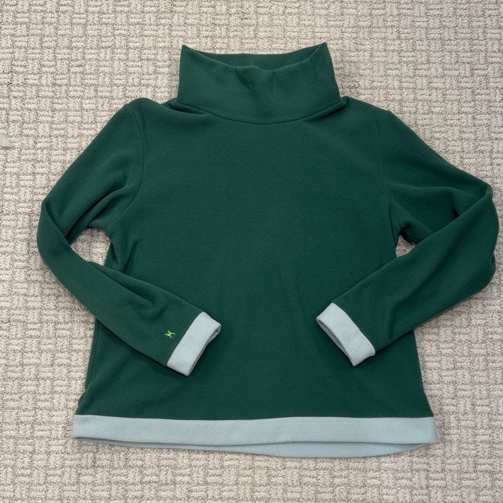 Dudley Stephens Forest Green Turtleneck Sweater